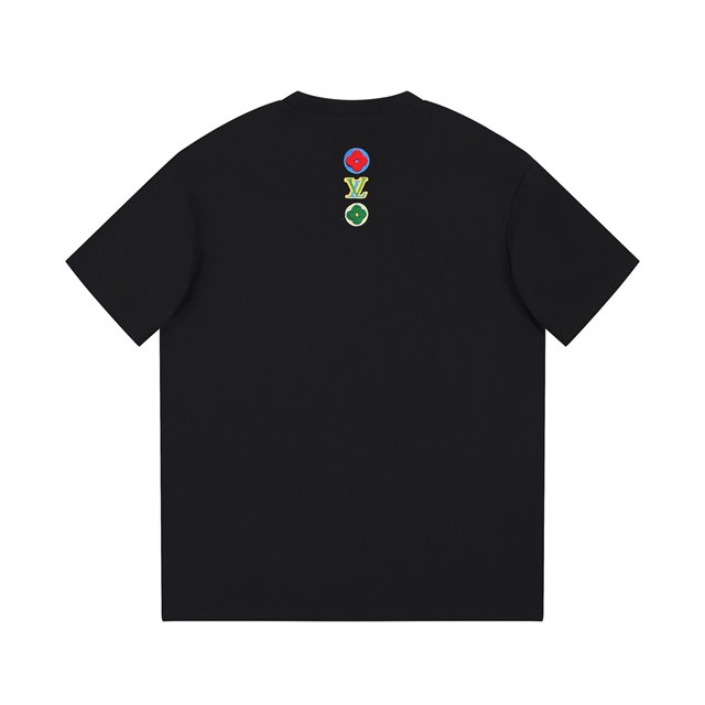 Louisvuitton路易威登Lv專門店2023SS新款刺繡T恤 男女同款 tzy2616